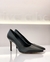 SCARPIN DE SALTO ALTO EM COURO PRETO - comprar online