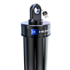 Cilindro Hidráulico Telescópico Frontal Hidromas 116x3x2736 3 Estágios Fixação Olhal Rótula Caçamba Basculante - GHS116-3-2736 FEE Cod. 4311632736412