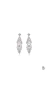 Brinco de Rodio Branco Rafaela Bonita - loja online