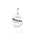 Pingente de Prata 925 Personalizado Rafaela Bonita - comprar online