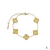 Pulseira de Aço Dourado Rafaela Bonita - comprar online