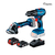 AMOLADORA 18V BOSCH + TALADRO PERCUTOR