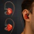 Auricular Lafitear Ld2-r Hifi Gamer Monitoreo Deportivo Rojo - tienda online