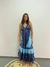 Vestido Indiano Longo de Seda