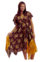 Vestido Indiano Longo De Ponta Boho - Mimos Moda Alternativa
