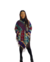 Poncho Feminino Indiano com Capuz e Estampa Étnica na internet