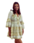 Vestido Curto Indiano Boho Chic Luxo