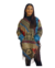 Imagem do Poncho Feminino Indiano com Capuz e Estampa Étnica