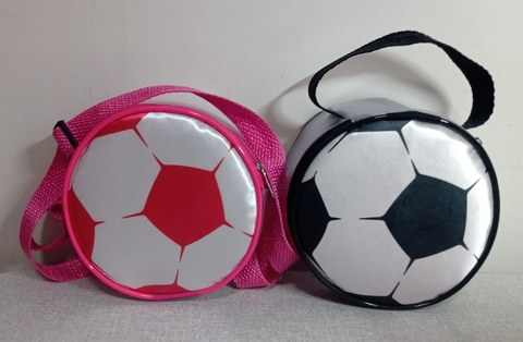 Bolsa Mini Bola de Futebol para Brindes e Lembrancinhas 15x15x8