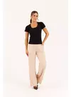 Blusa canelada manga curta sem costura - comprar online