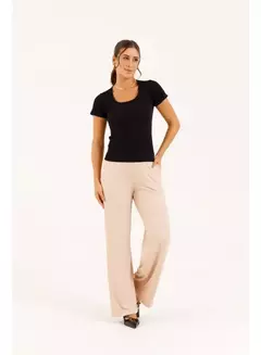 Blusa canelada manga curta sem costura - comprar online