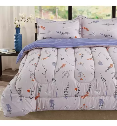 Acolchado Piel de durazno Harmony Estampa 1 - Mantra - comprar online