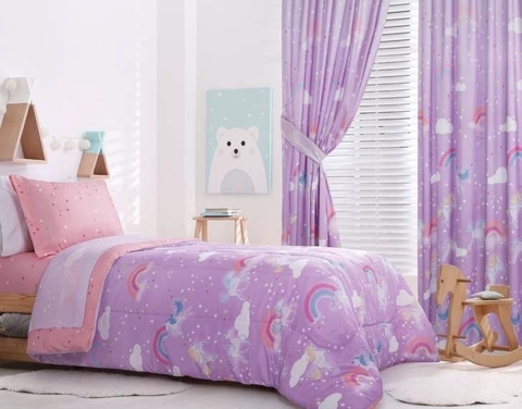 Acolchado Linea Soft Mundo Arcoiris - Jean Cartier - comprar online