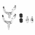 Adaptador Freio V-Brake Cantilever JKS - DBike Online - Caloi, Cannondale, Shimano, Lazer, Absolute, Motul