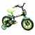 Bicicleta Aro 12 Infantil Track Arco Íris Ben 10 Preto com Verde - comprar online