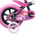 Bicicleta Aro 12 Infantil Track Arco Íris Preto com Rosa Fucsia na internet