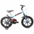 Bicicleta Aro 16 Infantil Track Dino Azul com Preto V-Brake com Rodinhas