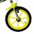 Bicicleta Aro 16 Infantil Track Dino Cromado com Verde Neon V-Brake com Rodinhas - loja online