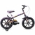Bicicleta Aro 16 Infantil Track Dino Grafite V-Brake com Rodinhas
