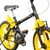 Bicicleta Aro 16 Infantil Track Dino Preto com Amarelo V-Brake com Rodinhas - DBike Online - Caloi, Cannondale, Shimano, Lazer, Absolute, Motul