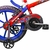Bicicleta Aro 16 Infantil Track Dino Vermelho com Azul V-Brake com Rodinhas na internet
