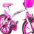 Bicicleta Aro 16 Infantil Track Pinky Branco com Rosa V-Brake com Rodinhas - DBike Online - Caloi, Cannondale, Shimano, Lazer, Absolute, Motul