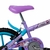 Bicicleta Aro 16 Infantil Track Pinky Lilás com Azul V-Brake com Rodinhas - DBike Online - Caloi, Cannondale, Shimano, Lazer, Absolute, Motul