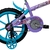 Bicicleta Aro 16 Infantil Track Pinky Lilás com Azul V-Brake com Rodinhas na internet