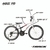Bicicleta Aro 24 Juvenil Track Axess 21V Branco com Preto V-Brake - comprar online