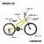 Bicicleta Aro 24 Juvenil Track Dragon Fire 21V Amarelo Neon V-Brake - comprar online