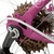 Bicicleta Aro 24 Juvenil Track Parati 18V Branco com Magenta V-Brake - loja online