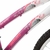 Bicicleta Aro 24 Juvenil Track Parati 18V Branco com Magenta V-Brake