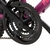 Bicicleta Aro 24 Juvenil Track Parati 18V Branco com Magenta V-Brake - comprar online