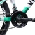 Bicicleta Aro 26 T13 21V Viking Tuff X-25 Branco com Verde Freio a Disco