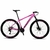 Bicicleta Aro 29 South Legend Rosa com Preto 21V Shimano Freio a Disco