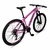 Bicicleta Aro 29 South Legend Rosa com Preto 21V Shimano Freio a Disco na internet