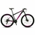 Bicicleta Aro 29 South Legend Preto com Rosa 21V Shimano Freio a Disco