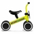 Bicicleta de Equilíbrio Track Infantil Kit Kat 4 Rodas Amarelo Neon