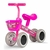 Bicicleta de Equilíbrio Track Infantil Kit Kat 4 Rodas Rosa Neon - comprar online