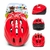 Capacete Infantil Baby com Regulagem Vermelho (48-52cm) - comprar online