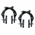Freio U-Brake BMX Logan LBU-120 Dianteiro e Traseiro Preto na internet