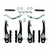 Freio V-Brake Completo em Nylon com Cabos com Tubo Guia e Manetes YD-V09 na internet