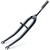 Garfo Rígido 29/700C Standard Rosca 21.1mm V-Brake Preto Fixed Gear