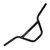 Guidão Aço Cross DNZ 22.2x620mm Preto