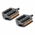 Pedal Plataforma em Nylon PP Rosca 1/2 Metalciclo Preto