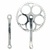 Pedivela em Aço Logan 46D 170mm Cromado Chaveta