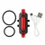 Pisca Sinalizador LED Traseiro Recarregável USB Tsw com 4 Funções