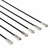 Raio para Bicicleta Aro 20 185x2,5mm Zincado Preto (36 Unidades) - loja online