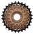 Roda Livre Catraca 7 Velocidades 13-28D Index Marrom/Preto
