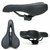 Selim MTB Aifeit 264x163mm Vazado em Couro Preto - comprar online